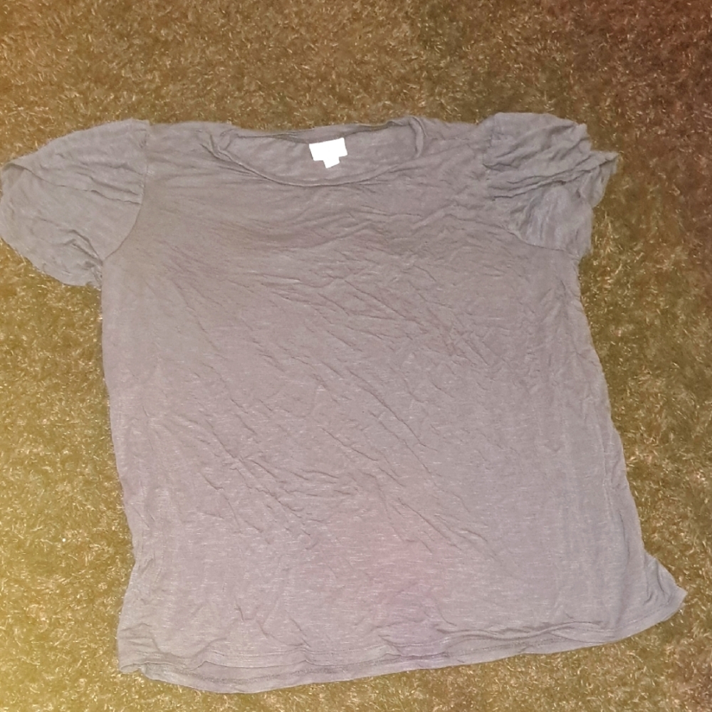 LuLaRoe Blue Relaxed Short Sleeve T-Shirt
